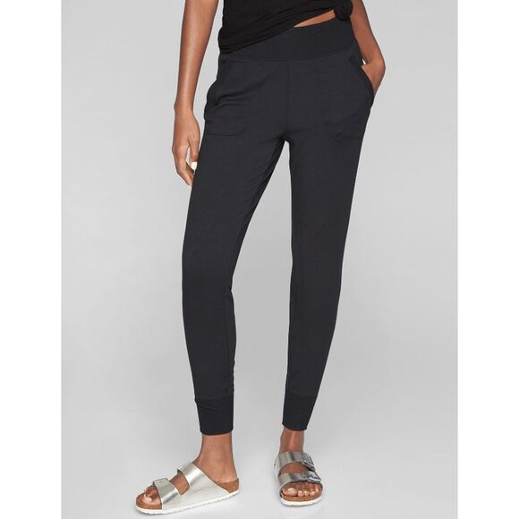 Athleta NWT Restore Jogger in Black, Size Medium Tall, MSRP $79 - Picture 1 of 8